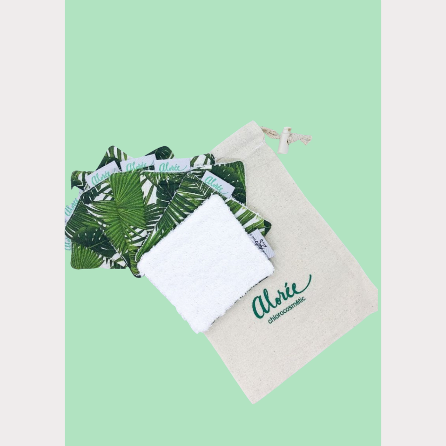 Lingettes démaquillantes lavables Bio
